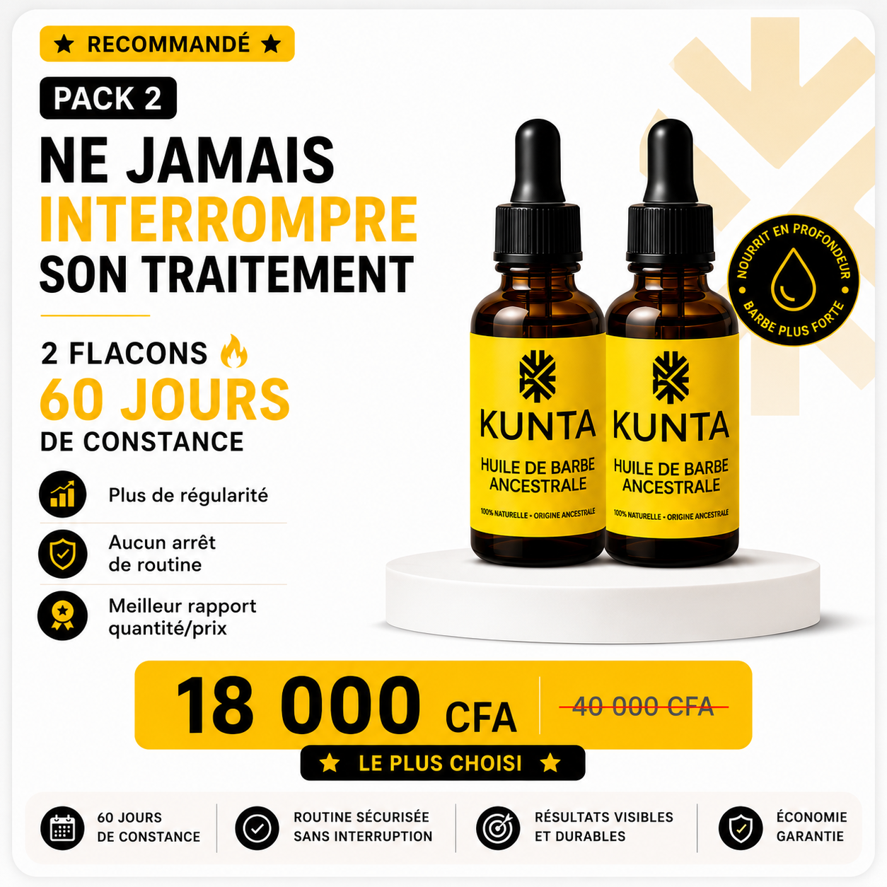 Prolonge ton rituel KUNTA – Ne casse pas tes résultats
