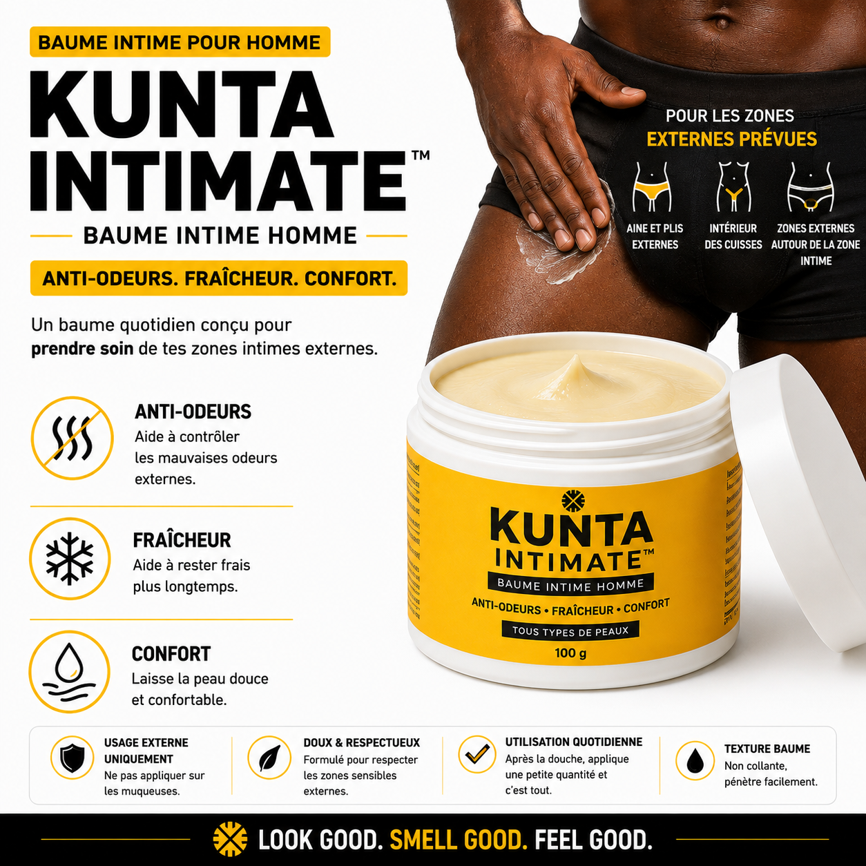 KUNTA INTIMATE™ - Baume Intime Homme
