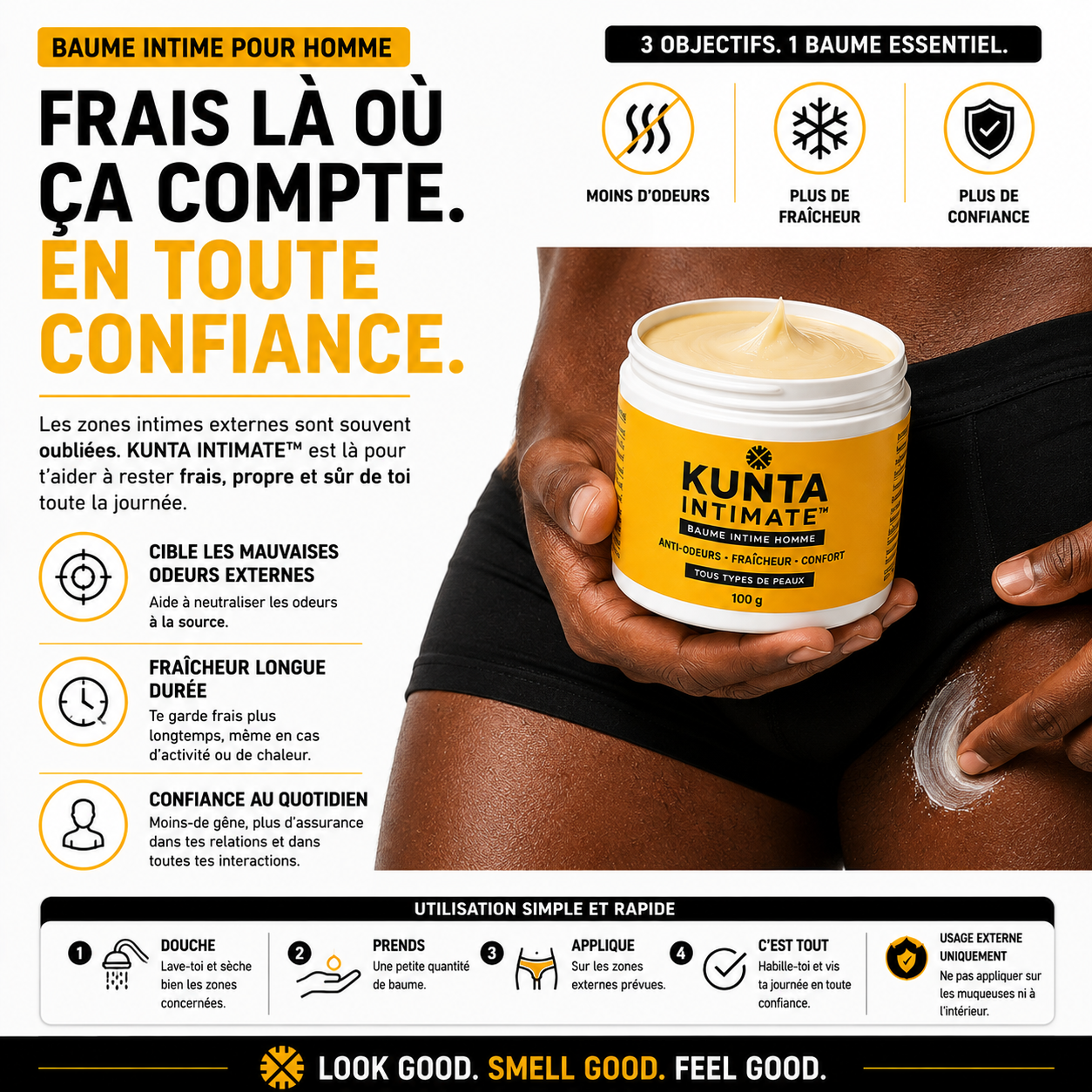 KUNTA INTIMATE™ - Baume Intime Homme